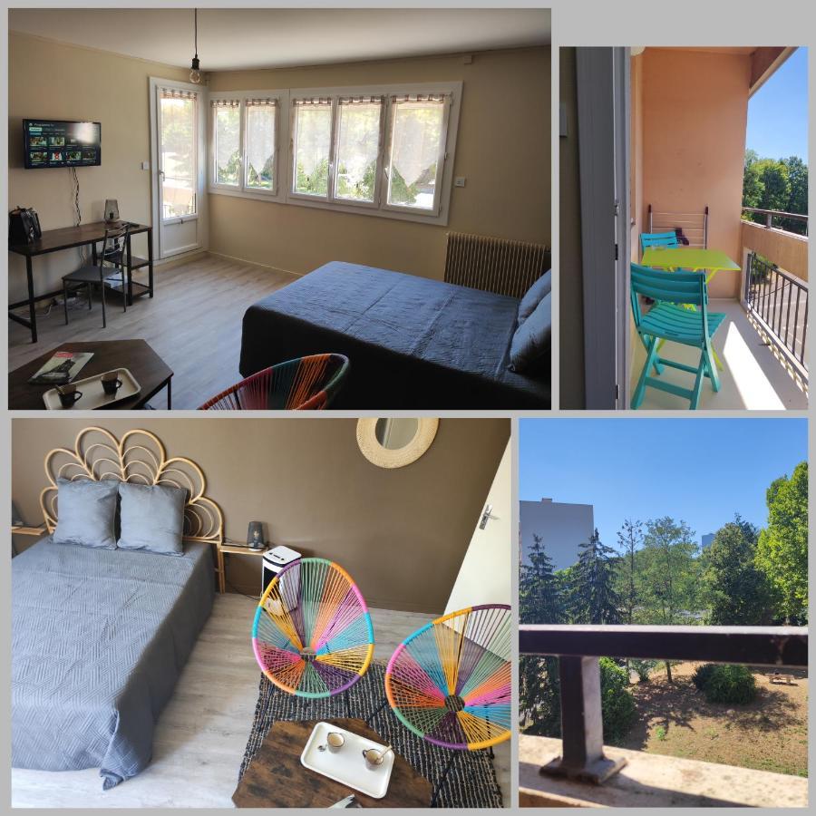 Studio - Meuble Tourisme, Trois Etoiles - 34 M2 Refait A Neuf- Residence Mâcon エクステリア 写真