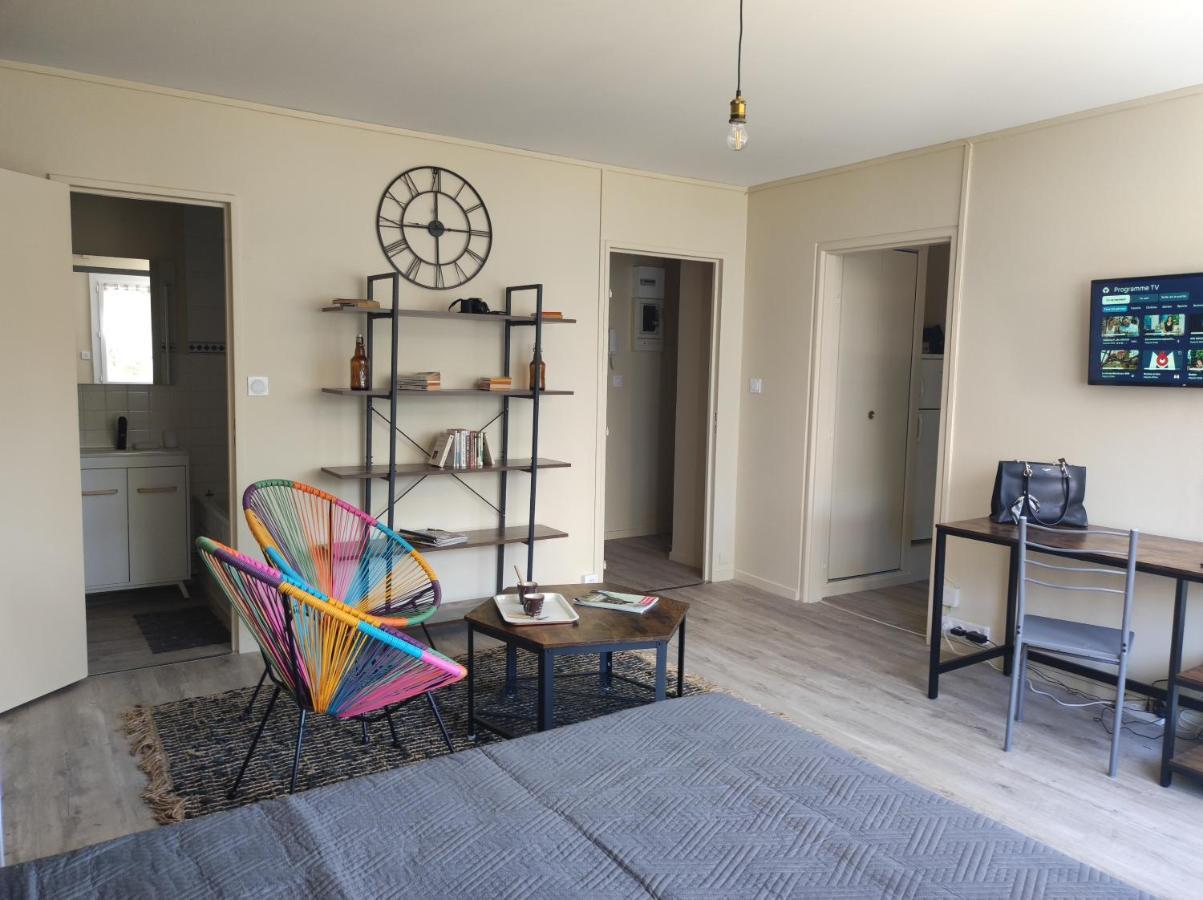 Studio - Meuble Tourisme, Trois Etoiles - 34 M2 Refait A Neuf- Residence Mâcon エクステリア 写真